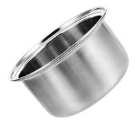 Sewroro Doublure pour Casserole en Acier Inoxydable 1 Petite Pièce, Compatible Plaques à Induction, Revêtement Anti-Brûlure pour Petit Pot à Fondue Chinoise, Ustensile Cuisine Compact