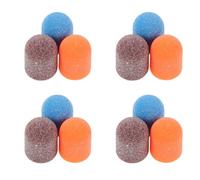 Sewroro Embout de Ponçage pour Ponceuse à Ongles Ø13Mm Mini Bandes Abrasives à Grain Fin en Acier Inoxydable 1 Pièce Rouge Compatible Usage Professionnel et Domicile pour Polissage