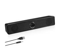 Sewroro Enceinte Soundbar Filaire Compacte pour Ordinateur et TV Portable Facile Design Élégant et Stéréo pour Bureau et Maison