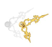 Sewroro Ensemble de 2 Aiguilles D'horloge Silencieuses en Plastique, Pièces de Rechange Résistantes pour Horloge Murale Décorative, Maison