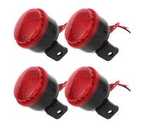 Sewroro Ensemble de 4 Sirènes d'Alarme de Voiture Puissantes Avertisseur Sonore Résistant aux Intempéries Système de Haut-Parleurs pour Véhicules et Camions Accessoire d'Alarme de