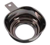 Sewroro Entonnoir Inox Large Ouverture avec Filtre Maille Fine pour Bocaux et Huile Transfert Rapide Multifonction pour Cuisine et Saumurage Noire