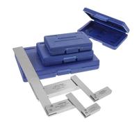 Sewroro Équerre Charpentier Acier Robuste Précision Large Base Outil Menuiserie et Mécanique pour Chantier et Atelier
