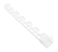 Sewroro Étendoir à Linge Mural Pliable sans Perçage Accessoire Aile Blanc 27-32 CM Support de Vêtements Robuste et Gain de Place pour Buanderie Salle de Bain Chambre pour Séchoir