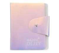 Sewroro Étui de Rangement pour Plaques de Nail Art Miroir Violet, Pochette Imperméable pour Tampons et Cartes, Support Compact pour Accessoires de Stamping Ongles, Coffret Pratique