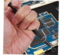 Sewroro Extracteur à Ressort Griffes pour Composants Électroniques Pince de Préhension Précise Aluminium Outil de Ramassage pour Puces Ic et Petites Noir
