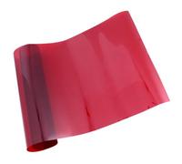 Sewroro Filtre pour Lampe en Pet Rouge, Film Diffuseur de Lumière pour Photographie et Théâtre, Effet Coucher du Soleil, Kit de Filtre D'éclairage