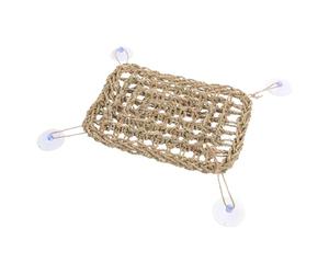 Sewroro Hamac Suspendu et Retirer, Respirant, pour Lézard Facile à Fixer | Herbe Marine, pour Lézard et Serpent, Encourage L’exercice, Accessoire pour Habitat, Format Léger