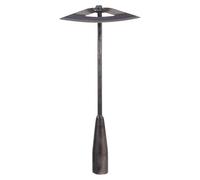 Sewroro Houe de Jardin en Acier Pleine Longueur 365 CM Outil de Plantation à Main pour Désherbage et Creusage Houe à Gazon Résistante pour Travaux de Jardinage Extérieur