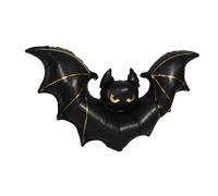 Sewroro Jumbo Chauve Souris Gonflable Halloween Ballon Décoration Murale pour Porche Jardin Fête Effet