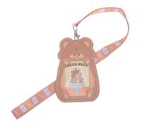 Sewroro Kawaii Lanyard Avec Porte-cartes Animaux Mignons Étui Transparent Pour Id Badge De Travail Cartes De Crédit Et Photocards Avec Cordon Pour Femmes Filles Enseignants Et Étudiants