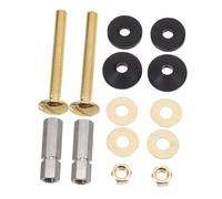 Sewroro Kit de Boulons et Joint pour Réservoir Wc Vis de Fixation Robustes Installation Facile Remplacement pour Siège Toilette Standard