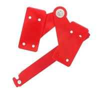 Sewroro Kit de Charnière Aluminium pour Échelle Pliante Connecteur Articulé Renforcé avec Vis et Tige Charnière Métallique pour Échelle de Grenier Accessoire de Remplacement pour