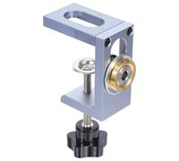 Sewroro Kit de Chevillage 8 MM pour Portes D’Armoires Invisibles - Gabarit de Perçage Auto-Centreur en Métal Solide - Outil de Positionnement Précis pour Menuiserie et Bricolage