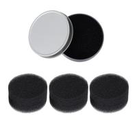 Sewroro Kit Nettoyage Pinceaux Maquillage 6 Pièces Éponge Nettoyante Réutilisable 1 Outil Simple 5 Recharges D’Éponge pour Élimination Rapide des Couleurs Maquillage Yeux