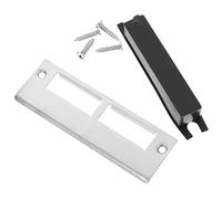 Sewroro Kit Renfort Serrure Porte Avant Plaque de Gâche Renforcée Résistante et Facile à Installer pour Remplacement Rapide Compatible avec Portes Intérieures et Extérieures