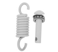 Sewroro Kit Suspendre pour Fauteuil Suspendu Ressort Amortisseur Goupille et Roulement en Acier Blanc Support Robuste pour Balancelle de Porche Chaise Suspendue et Hamac - 1 Ensemble
