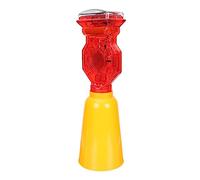 Sewroro Lampe Solaire Extérieure Étanche à Effet Stroboscopique Signal Lumineux de Sécurité pour Chantier Route et Tour Résistante