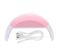Sewroro Lampe UV pour Ongles Portable en Plastique Pp Chauffage Uniforme et Protection le Bronzage des Mains, Outil de Manucure Pratique et Élégant pour Séchage Rapide
