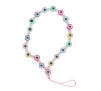 Sewroro Lanière de Téléphone Pratique avec Perles Colorées Dragonne Souple pour Smartphone Bracelet de Poignet et Élégant pour Éviter la Perte Équipement