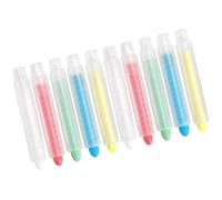 Sewroro Lot de 10 Craies sans Poussière Colorées pour Tableau Noir D'intérieur, Craies Hydrosolubles Multi-usages, Accessoires Enseignants, Ensemble Bureautique 2 Boîtes Couleur Aléatoire
