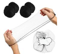 Sewroro Lot De 100 Filets À Cheveux En Maille Élastique Noirs Invisibles Doux Et Confortables Pour Professionnels