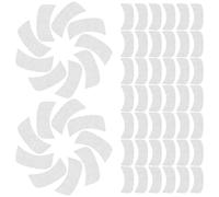 Sewroro Lot de 100 Patchs Hydratants Cou en Soie Naturelle Masque Anti-Rides et Repulpant Soin du Corps pour Peau Sèche et Rugueuse Accessoire Beauté Éclat et Fermeté