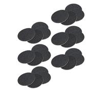 Sewroro Lot de 120 Disques de Ponçage Noirs pour Ponceuse Électrique Pieds Papier de Verre à Gros Grain Accessoire Professionnel pour Éliminer Callosités et Peaux Mortes Soin Pédicure
