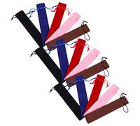 Sewroro Lot de 15 Paquet à Stylos Incassables en Paquet Anti-Rayures à Cordon de Serrage Pochette Pratique pour École et Bureau
