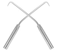 Sewroro Lot de 2 Crochets D’Attache en Acier Massif 24 CM pour Clôture et Plantes Grimpantes Outil de Ligature de Jardin Robuste et Polyvalent Accessoire Pratique pour Fixation de