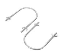 Sewroro Lot de 2 Crochets de U pour Support de Poulie de Roulette de Chauffage Bain D’huile, Accessoire Compatible Radiateur Électrique, Base Stable Facilitant Déplacement et Installation