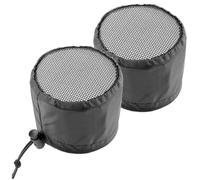 Sewroro Lot de 2 Filtres de Ventilation en Polyester 15 CM pour Tentes de Culture Couvercles Anti-Insectes Ajustables pour Conduits Accessoires Serrage Jardin pour Une Aération Efficace