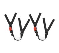 Sewroro Lot de 2 Jugulaires de Casque de Chantier Réglables en Polyester Noir 45X35Cm Adaptées aux Ouvriers du Bâtiment