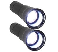 Sewroro Lot de 2 Lampes à Œufs Portables Noires pour Incubateurs LED Haute Pénétration Outil Professionnel pour Mirage et Contrôle D’Éclosion de Poules Canards Oies - Usage Incubateur