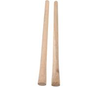 Sewroro Lot de 2 Manches en Bois Dur pour Outils de Jardin 50-51 CM Poignées de Houe Antidérapantes Manches de Pelle Robustes Accessoires de Remplacement Pratiques Couleur Aléatoire