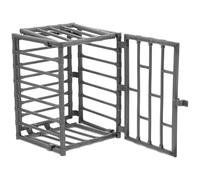 Sewroro Lot de 2 Mini Cages pour Animaux de Compagnie, Miniatures à Monter Soi-même, Décoration Scientifique Et Artisanale pour Petits Animaux