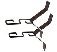 Sewroro Lot de 2 Set de Adaptateurs Métalliques pour Chaîne de Pluie Crochets de Fixation en Fer Forgé Résistants aux Intempéries Compatibles Gouttières Standard pour Drainage