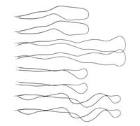 Sewroro Lot de 2 Set de Sangles Élastiques de Rechange pour Chaise Pliante - Cordons Noirs et Marron - Cordes Résistantes Anti-Glissement pour Chaise Longue de Plage et Camping en