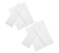 Sewroro Lot de 2 Set de Toiles de Remplacement en Toile Naturelle pour Chaise de Réalisateur Pliante, Taille Moyenne 52x16/48x38 Cm, Siège Pliant Confortable et Solide, Usage Intérieur