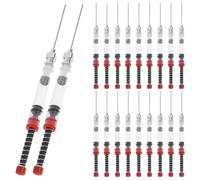 Sewroro Lot de 20 Aiguilles à Encre pour Stylo-Plume Diamètre 34 MM Convertisseur de Remplissage d'Encre à Ressort en Acier Inoxydable et Plastique Accessoire de Recharge Portable pour