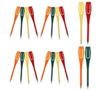 Sewroro Lot de 20 Crayons de Score de Golf en Plastique Clip, Mini Crayons Multicolores pour Marquer les Scores, Accessoire Portable et Précis pour Tournois et Entraînement de Golf