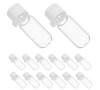 Sewroro Lot de 20 Flacons de Voyage Transparents 2 Ml Étanches, Bouteilles Réutilisables pour Lotions, Huiles et Sérums, Contenants Portables Anti-fuite pour Soins Peau en Déplacement