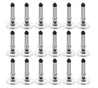 Sewroro Lot de 20 Pointes de Stylet Capacitives en Silicone Transparentes, Embouts Rotatifs à Disque 360° pour Stylets Écran Tactile, Compatibles Tablettes et Téléphones, Accessoires