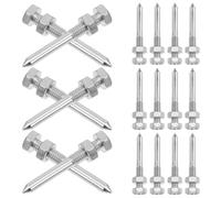 Sewroro Lot de 20 Pointes Métalliques D'aération pour Chaussures, Crampons 42 Mm, Accessoires pour Sabots Aérateur, Pics D'aérateur de Jardin, Adaptés Pelouse et Jardinage Extérieur,