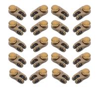 Sewroro Lot de 20 sets de Boucles Métalliques en Alliage pour Lacets de Bottes Rivets de Réparation Robustes Crochets de Rechange pour Chaussures de Randonnée Fixation Solide pour