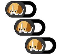 Sewroro Lot de 3 Caches-webcams Coulissants en Plastique Abs, Ultra-Fins et Flexibles, pour Ordinateurs Portables et Tablettes, Couverture de Confidentialité Anti-Surveillance, Protection