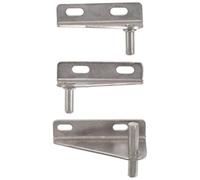 Sewroro Lot de 3 Charnières INOX pour Porte Congélateur 28mm, Charnières Pliables Résistantes, Compatibles Réfrigérateur Congélateur Commercial, Usage Professionnel et Domestique