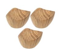 Sewroro Lot de 3 Poignées de Rechange pour Couvercle de Casserole en Bakélite Imitation Bois Boutons Universels Résistants à la Chaleur Accessoires pour Ustensiles Cuisine Maison