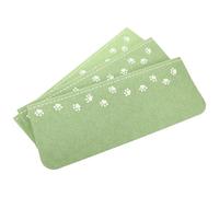 Sewroro Lot de 3 Tapis d'Escalier Antidérapants Verts 55 CM Auto-Adhésifs sans Colle Motif Patte d'ours Lumineux Tapis de Sécurité pour Maison et Animaux Protection des Marches