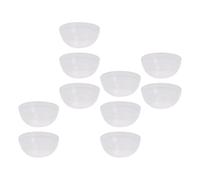 Sewroro Lot de 30 Bols de Mélange pour Masque Facial en PVC Transparent Petit Format Bol de Masque de Beauté DIY pour Usage Domestique et Salon Outil Cosmétique Pratique et Facile à